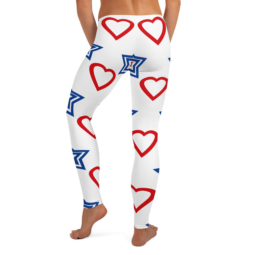 Thumbnail: FLAG 206: Flag pattern digital print leggings, Apparel and Accessories.
