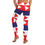 Thumbnail: FLAG 183: Flag pattern digital print leggings, Apparel and Accessories.