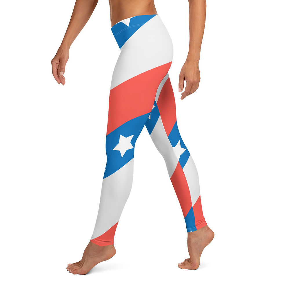 Thumbnail: FLAG 142: Flag pattern digital print leggings, Apparel and Accessories.