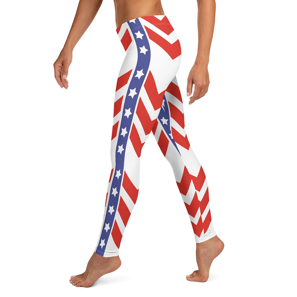 Thumbnail: FLAG 166: Flag pattern digital print leggings, Apparel and Accessories.