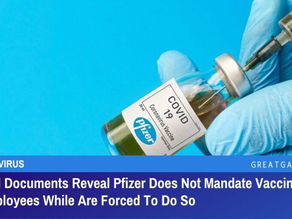 Documenti Trapelati Rivelano Che Pfizer Non Impone Vaccini Per I Suoi Dipendenti