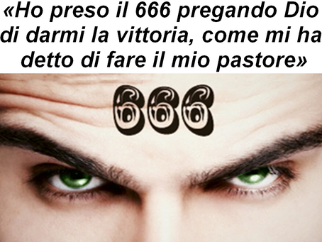 «Ho preso il 666 pregando Dio di darmi la vittoria, come mi ha detto di fare il mio pastore»