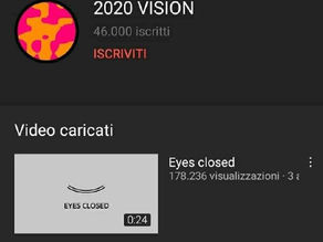 2020 VISION. Il canale misterioso comparso su youtube. 