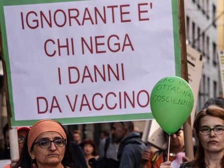 I danni da vaccino: 21.658 reazioni avverse e 5 morti nel triennio 2014-2016