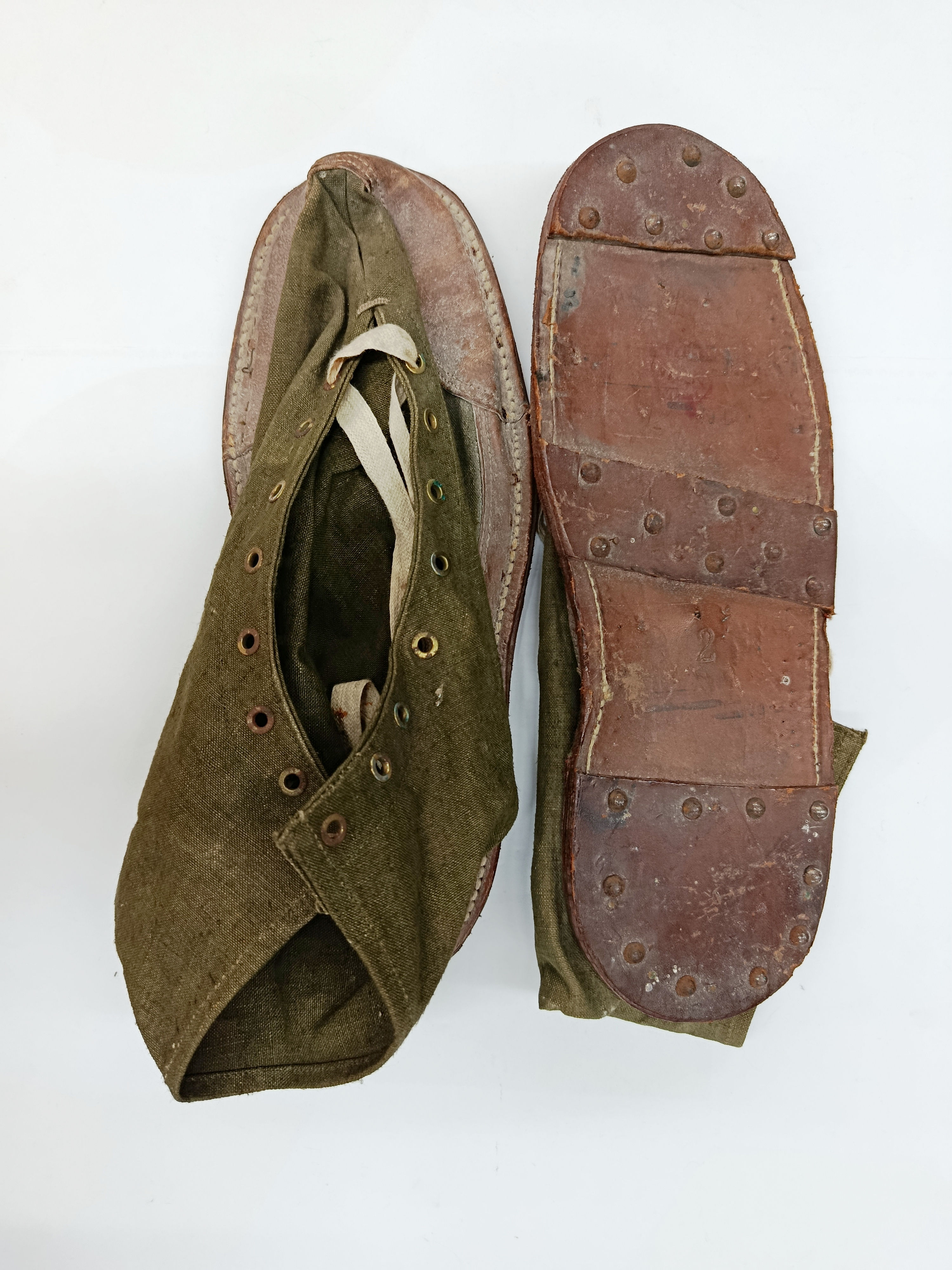 Paire de sur chaussures alpin 1940