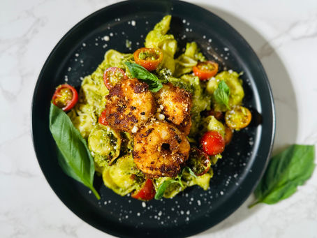 How to Make Dairy-Free Shrimp Tortellini with Pesto in Minutes: A Quick and Delicious Recipe!