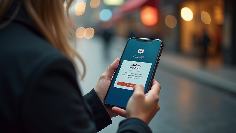 Close-up of a smartphone screen showing an online order confirmation for late-night delivery