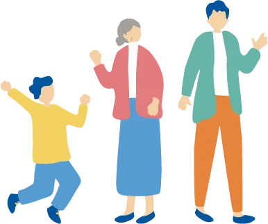 家族のイラスト