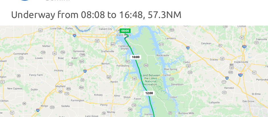 Travel Day 61 to Paris Landing Marina State Park, TN
10/24/21