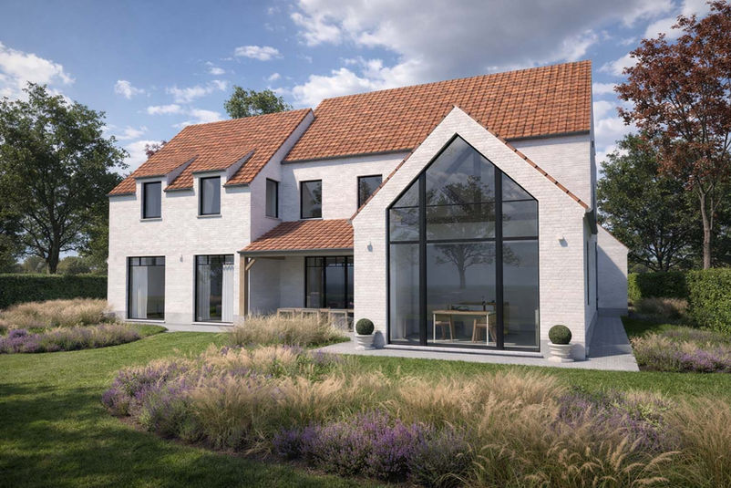 Klassieke nieuwbouwwoning Bredene pastoriestijl