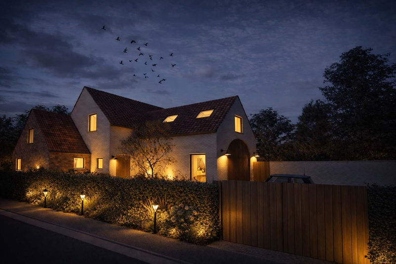 Pastorie-woning in Beernem ontworpen door J.A.N Plus Architecten