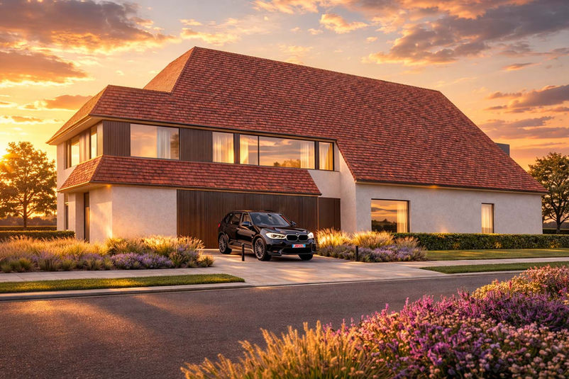 Nieuwbouwwoning in Knokke-Heist met zwembad door J.A.N Plus Architecten