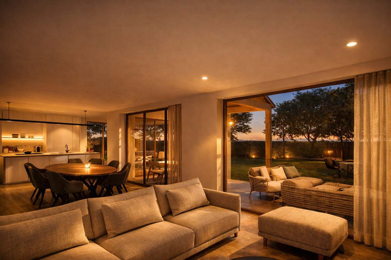 Voorgevel nieuwbouw landelijke woning in Gistel