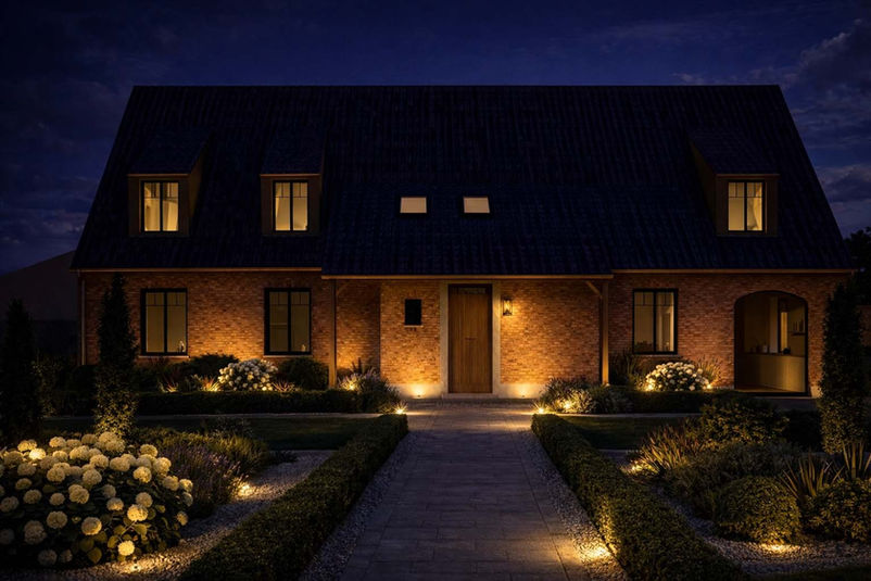 Voorgevel nieuwbouwproject in Zerkegem (Jabbeke)