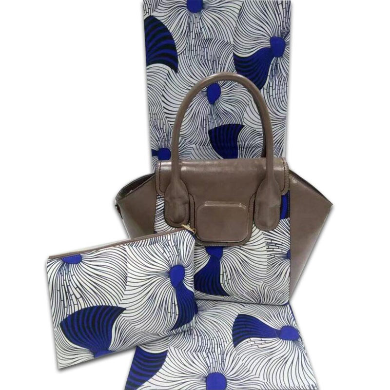 Blue & White Ankara Tote Bag