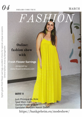 Fashion Show with Fresh Flower Earrings