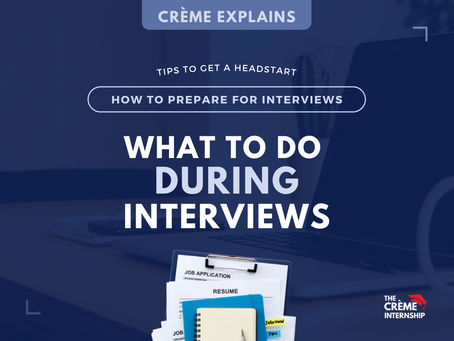 What To Do During Interviews
