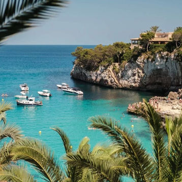 Beach view in Mallorca