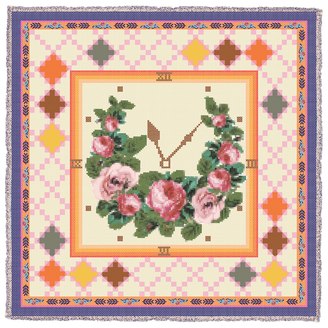 Vintage Clock Beige