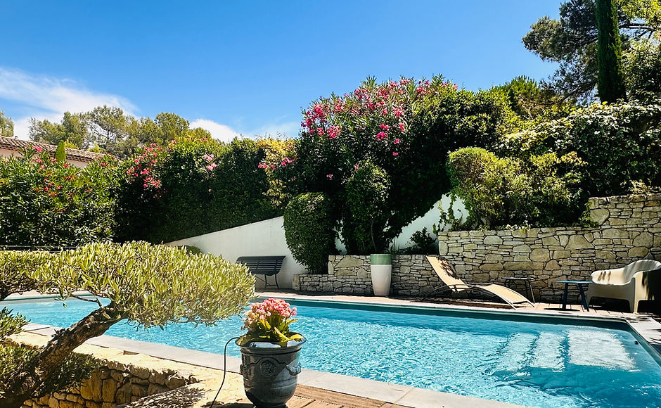 Piscine terrasse - Villa Roucas - Domaine et golf Pont Royal