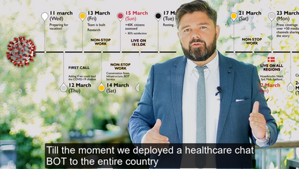 How we developed the COVID-19 chatbot for the Danish health care system in collaboration with Micros
