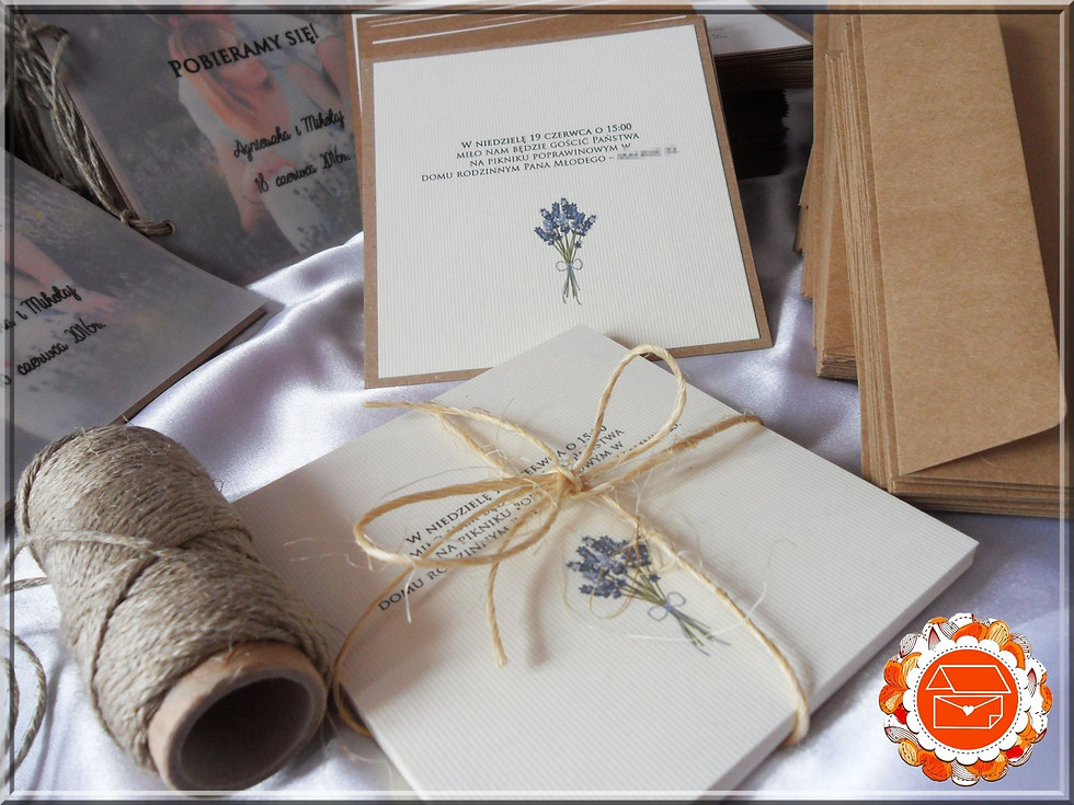 Miniatura: Zaproszenie ślubne 12