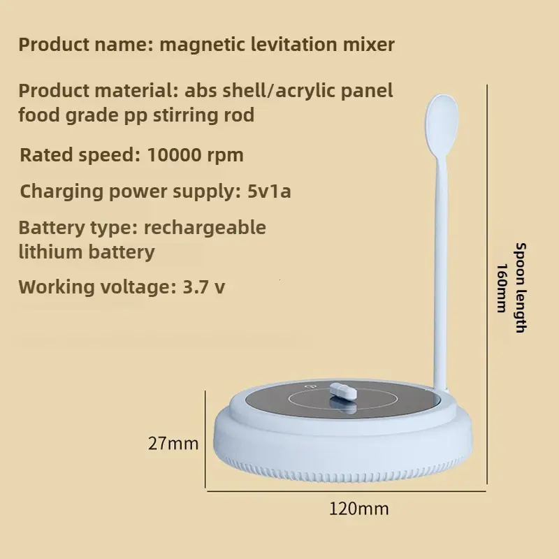 Thumbnail: Automatic Mixing Cup Portable Electric Mixing Coffee Water Cup Milk Bottle USB