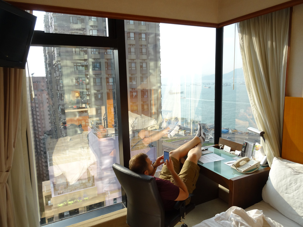 Amazing hotel room in Hong Kong