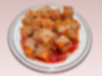Sesame Tofu with Sweet & Sour Sauce