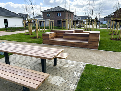 Neuer Aufenthaltsplatz im „Blauen Land“.