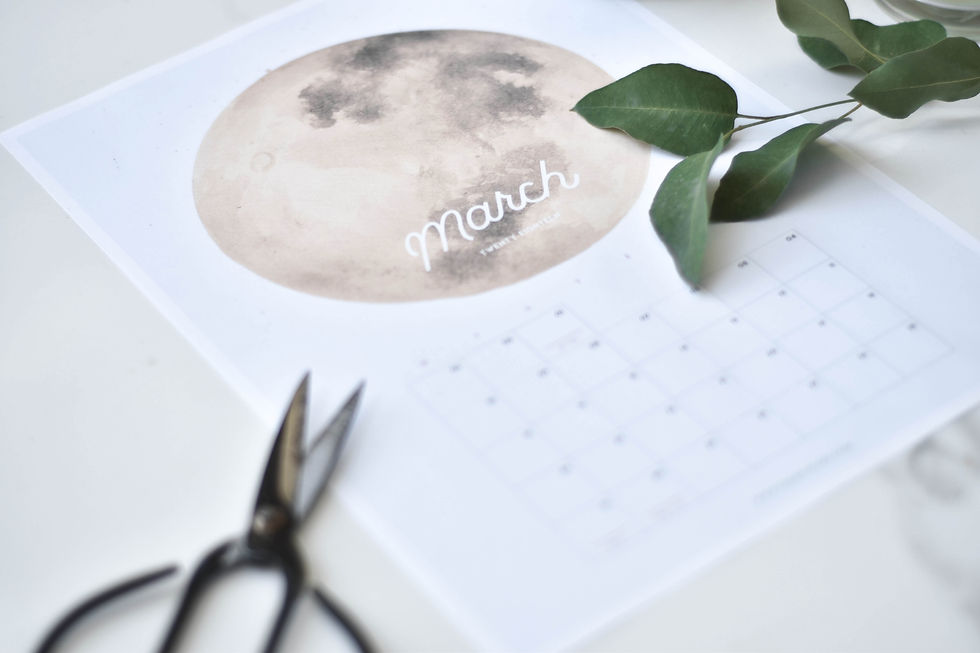 פרינטבל לוח שנה מרץ 2018 ׀ טה-דה! בלוג tahda! blog