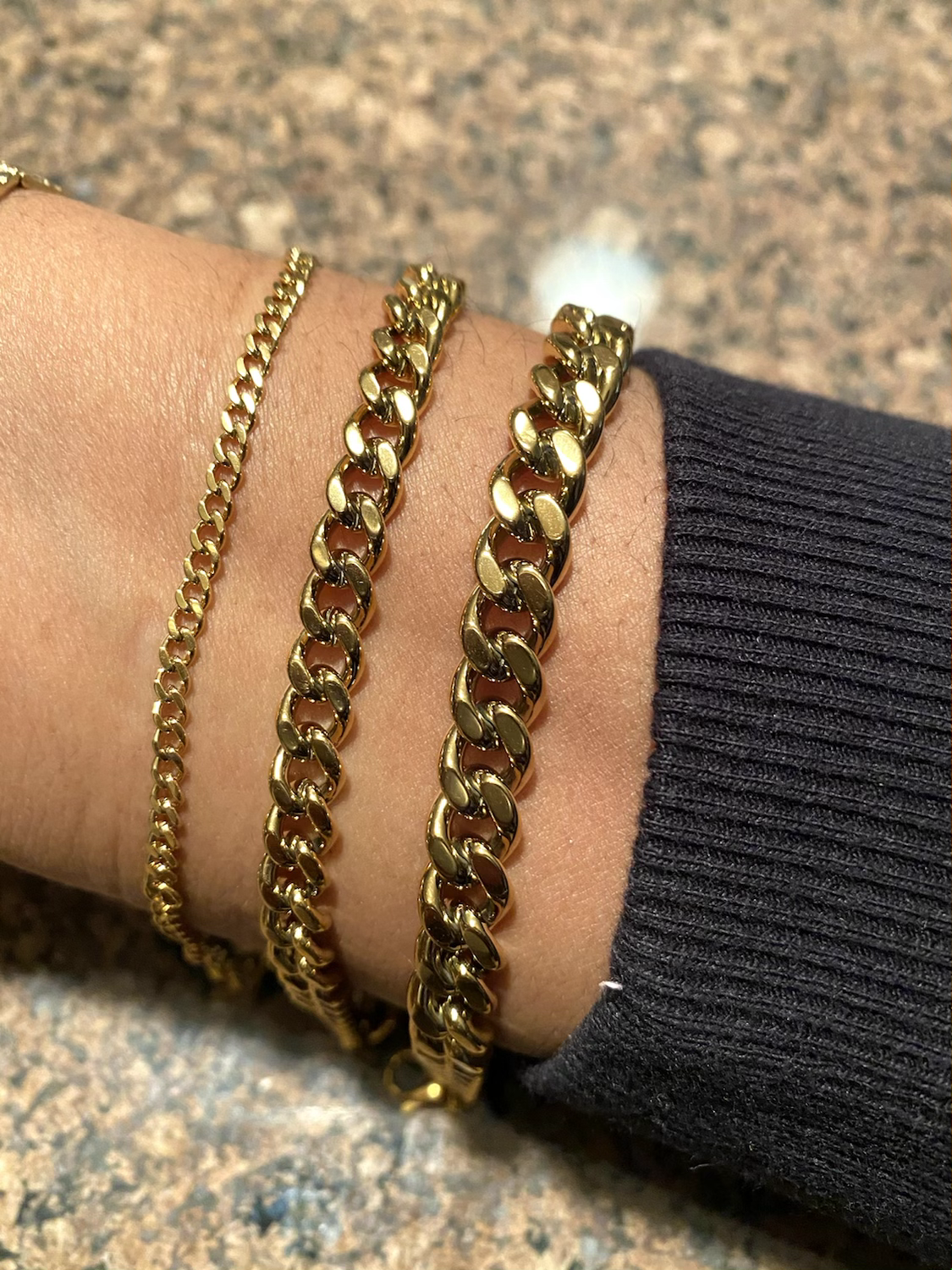 CUBAN LINK BRACELET-3mm | PrettyGirls 