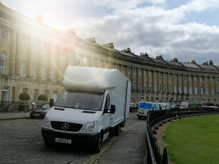 Parked at the Royal Crescent, Bath