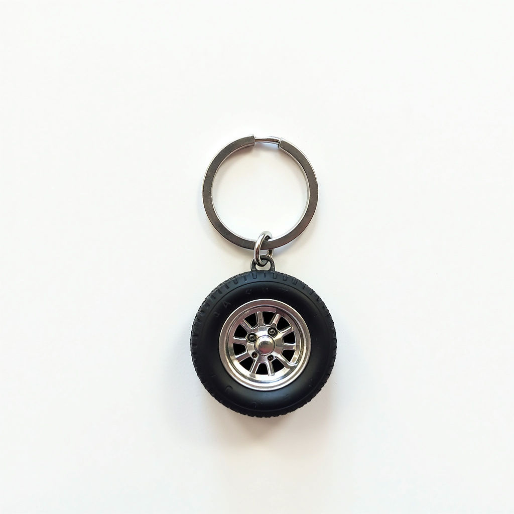 Wire Wheel Keychain