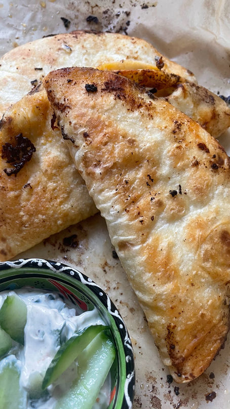 Crispy Baked Tortillas with Middle Eastern Spices