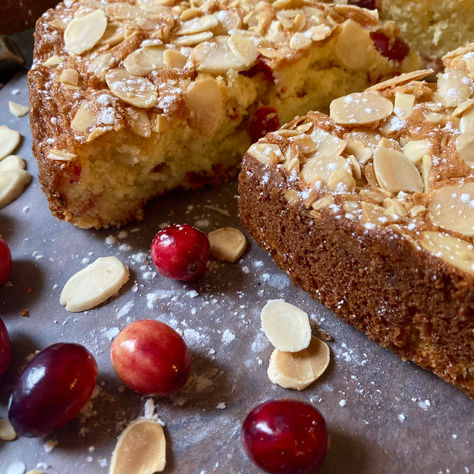 Cranberry Almond Cake