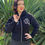 Thumbnail: Panther Chunky Hand Knit Black Cardigan