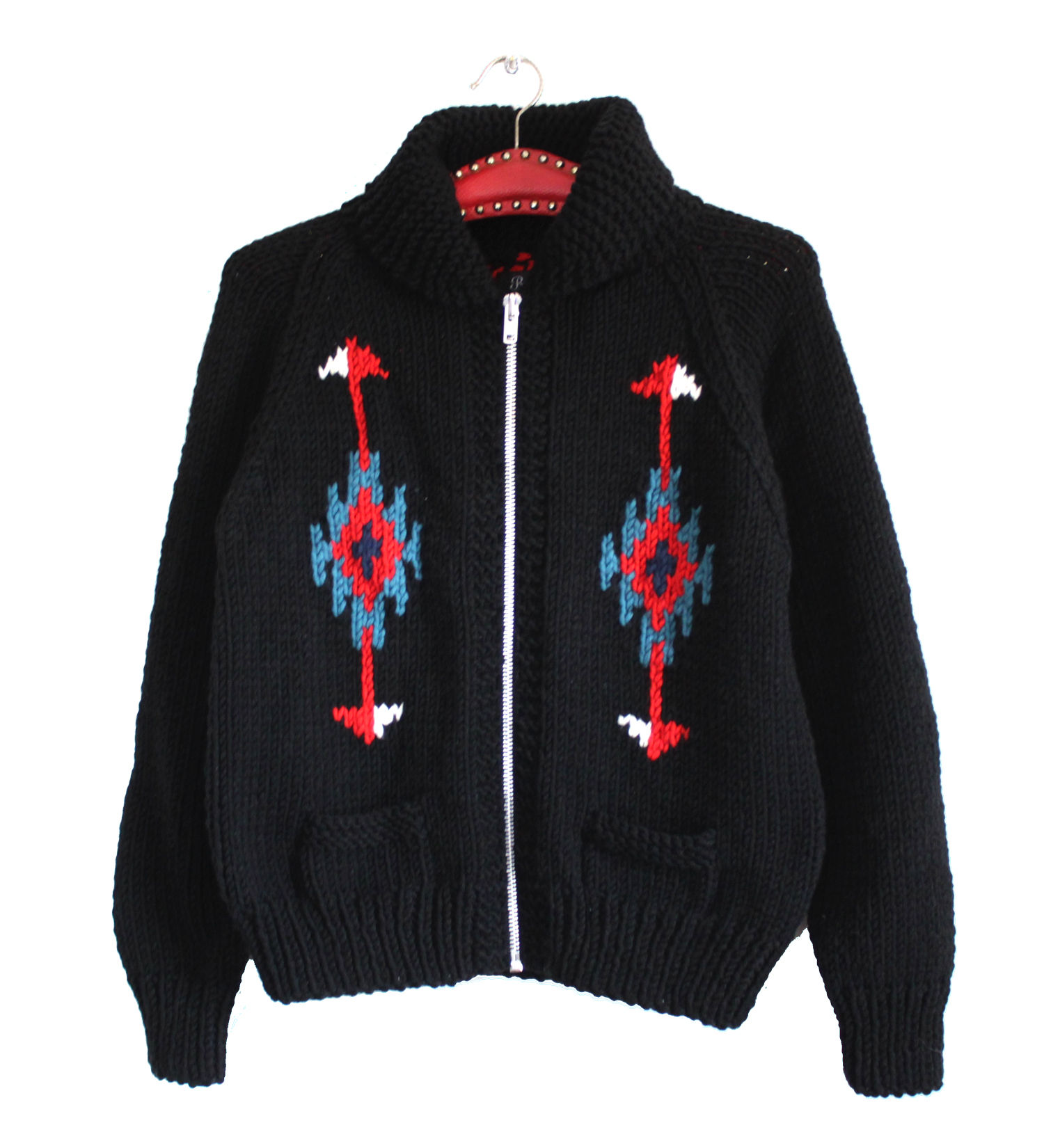 Alcade Handknit Rockabilly Chunky Cardigan