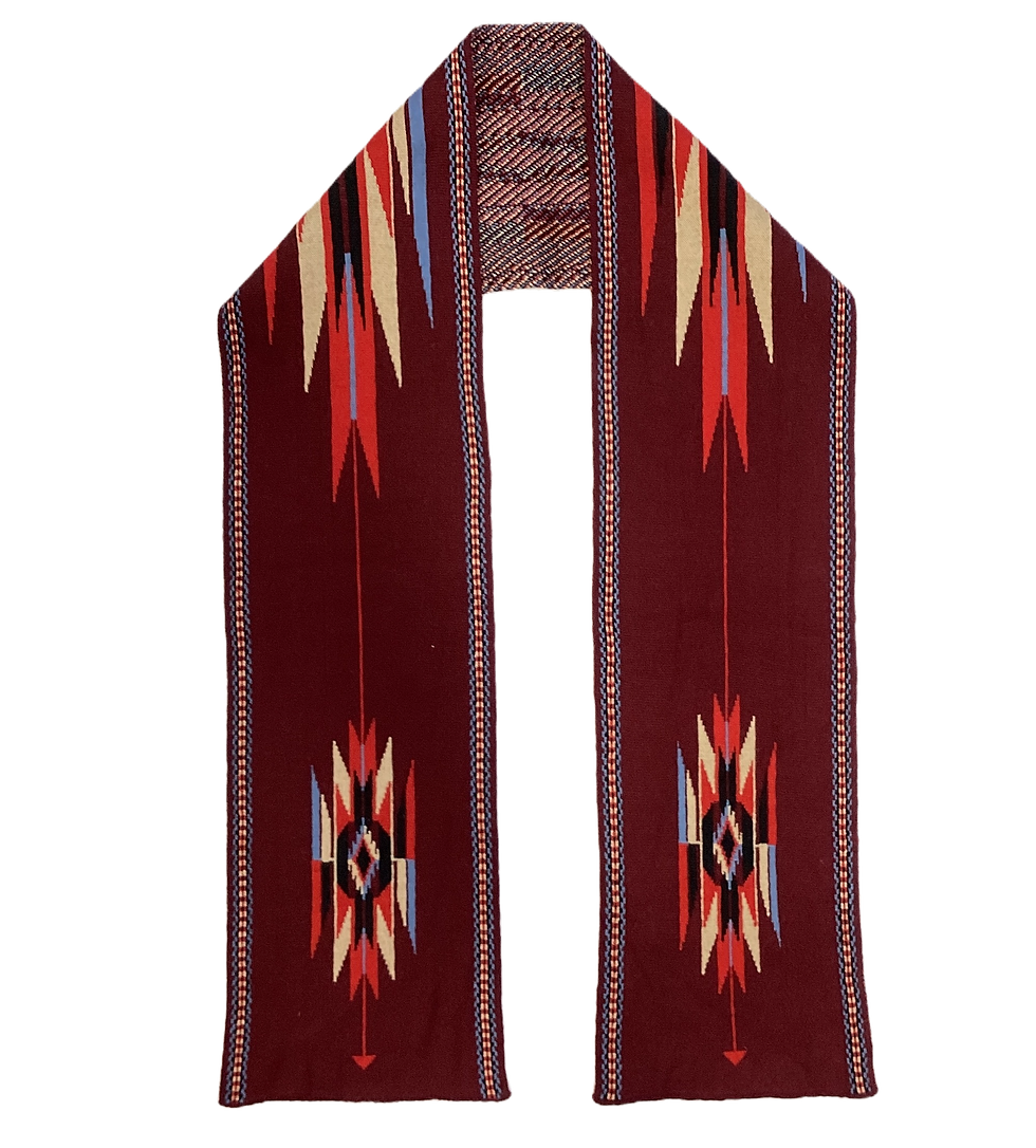 Thumbnail: Aztec Machineknit Scarf