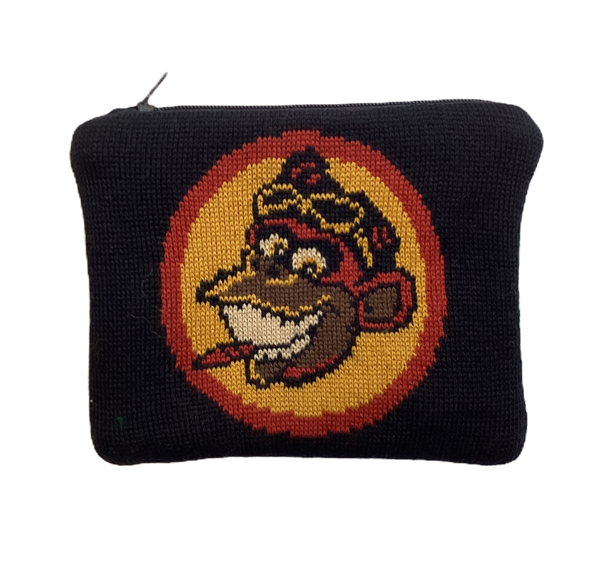 Grease Monkey Knitted Purse