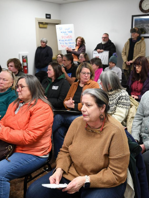 residents at the MHS Borough Council Meeting on February 9