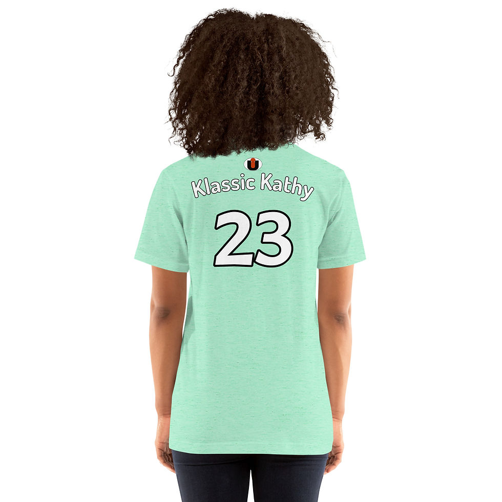 Thumbnail: Performer Series Klassic Kathy shirt - Mint (color), back view