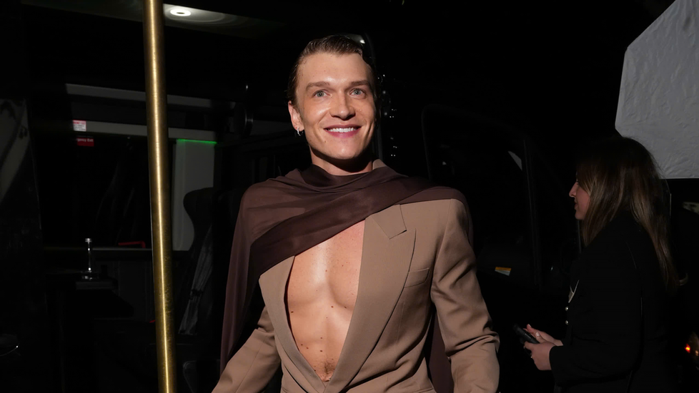Connor Storrie Paris Fashion Week Debut: The Madonna Front-Row Lip Read