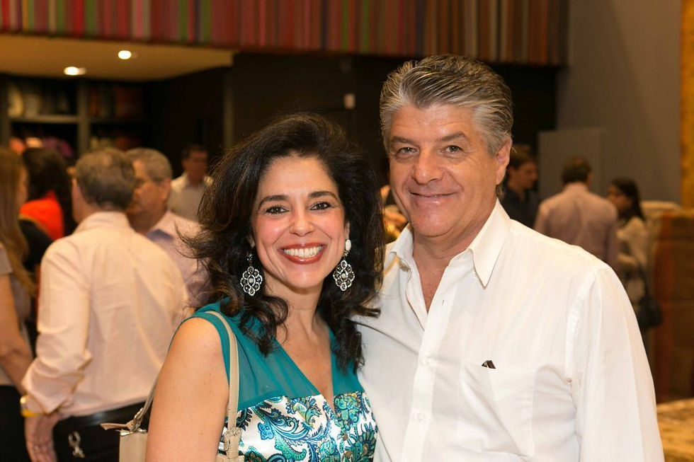 Sandra Amaral e Jose Roberto Tieppo