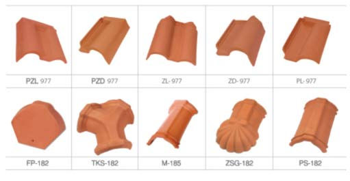 Miniatura: Akcesoria Dachówka Ceramiczna tradycyjna "Staroklasztorna" dach dachy Portugalka Spanisch tile Mediterran Śródziemnomorska