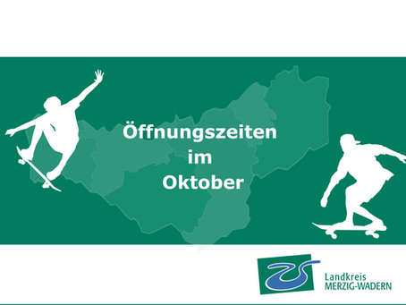 Öffnungszeiten im Oktober