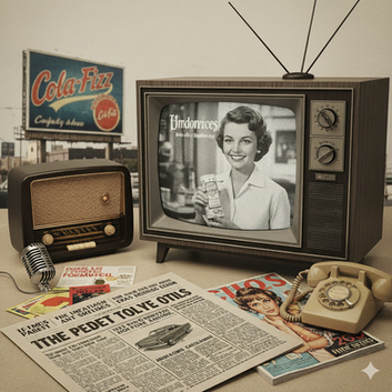 como as marcas se comunicava antigamente