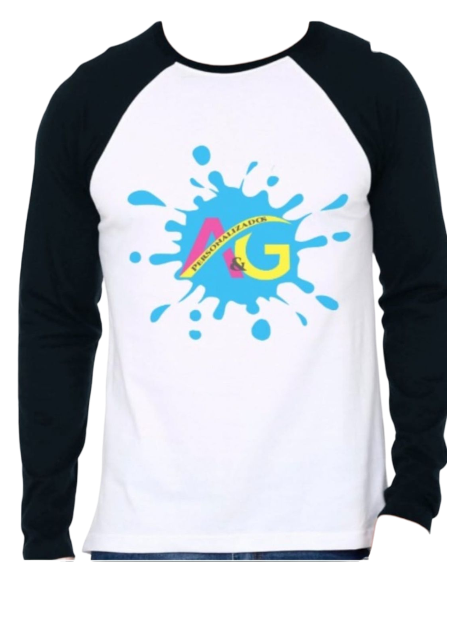 Remera manga larga de colores