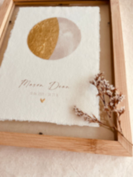 Maanstandposter Khadi A4