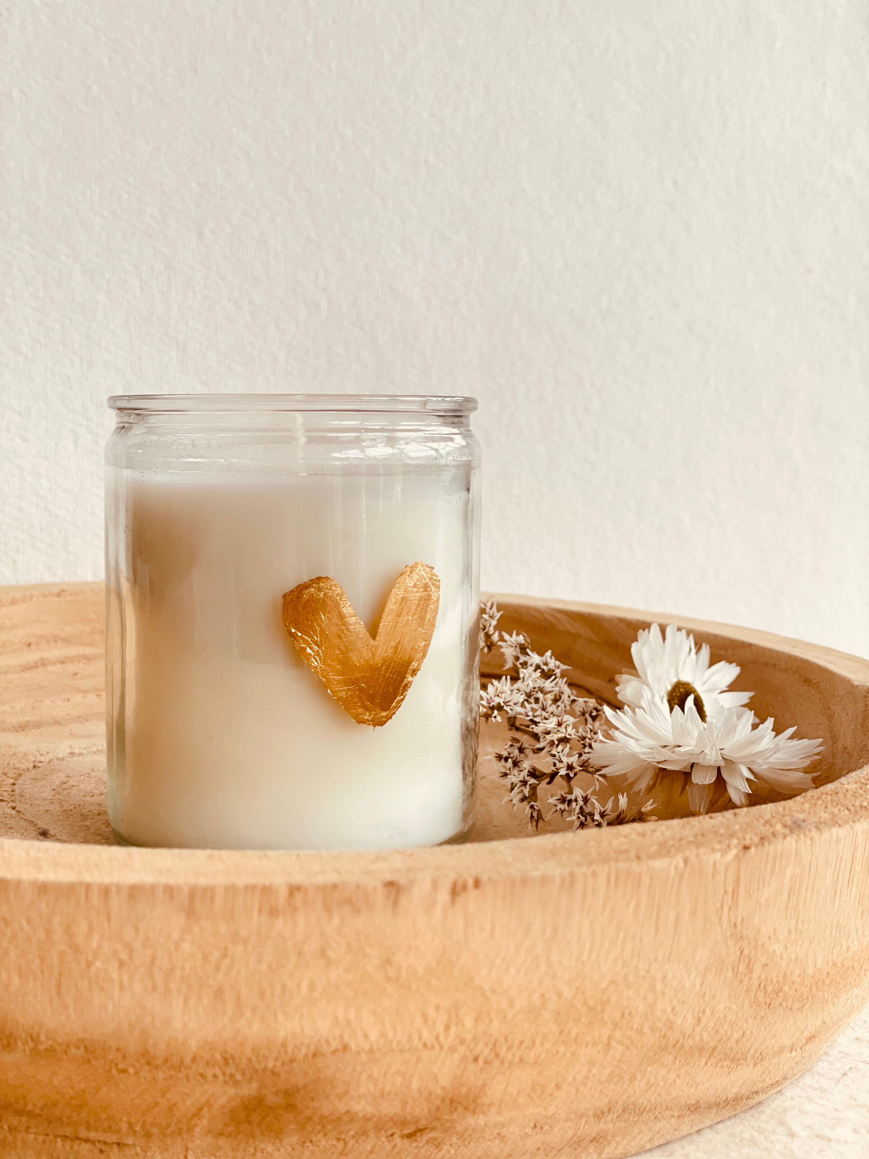 Koesterlichtje "Gouden hart"